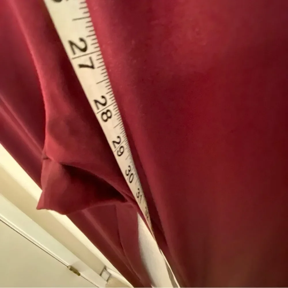 Weissman dance costume burgundy red